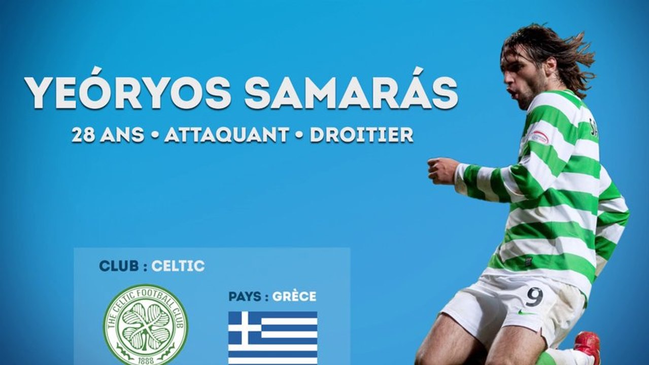 Yeóryos Samarás, le tueur Grec du Celtic !