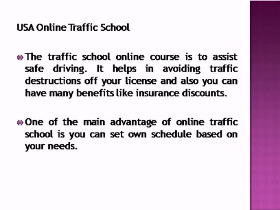 traffic school online