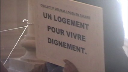 Le porte-parole d'Anne Hidalgo reçoit la visite des mal-logés