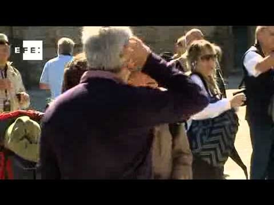 Renato Aragão começa a rodar Didi, o peregrino em Santiago de Compostela