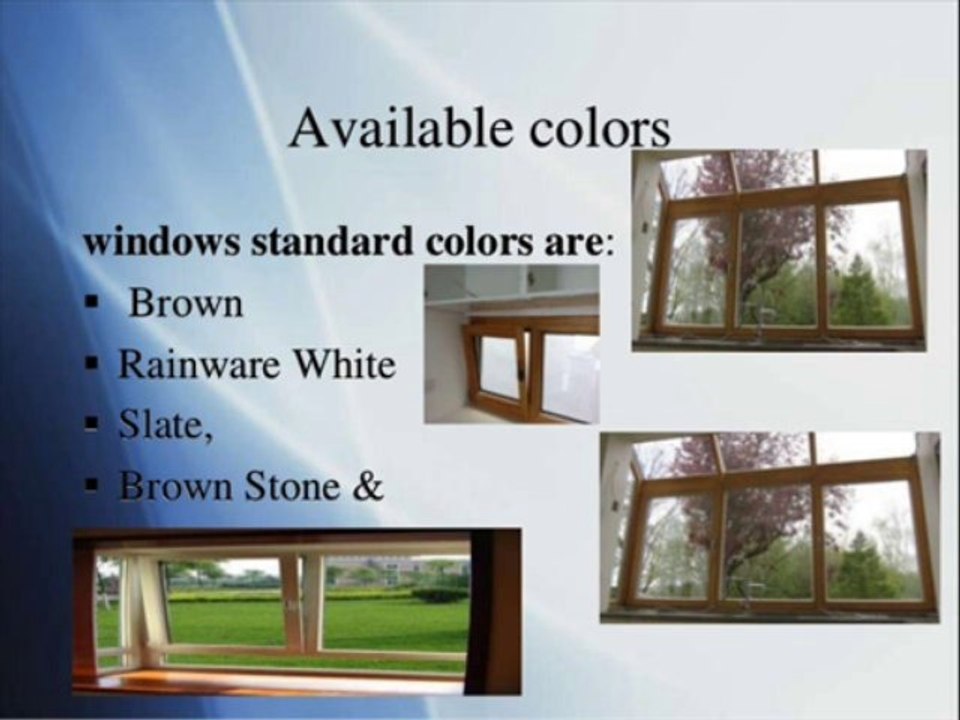 Tilt and turn windows