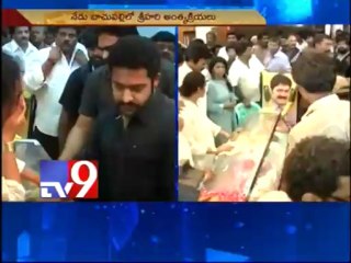 Chiranjeevi,Ramcharan and Jr. NTR pay tribute to Srihari
