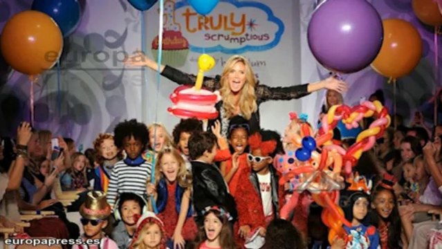 Heidi Klum, orgullosa de sus diseños para niños