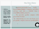 Outsource Data Entry
