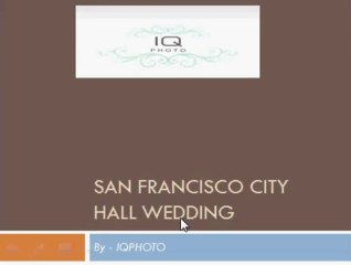 San Francisco City Hall Wedding | Iqphoto