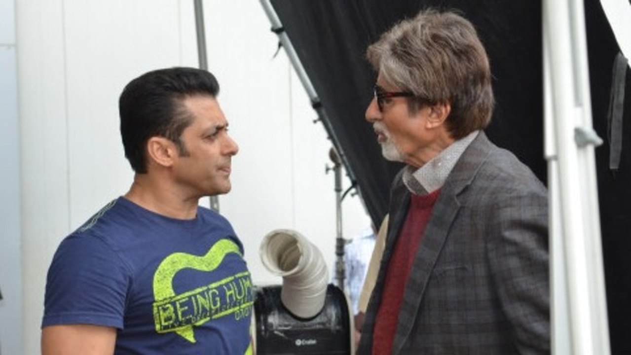 Salman Khan Gets Surprise Visit By Amitabh Bachchan - Jai Ho First Look