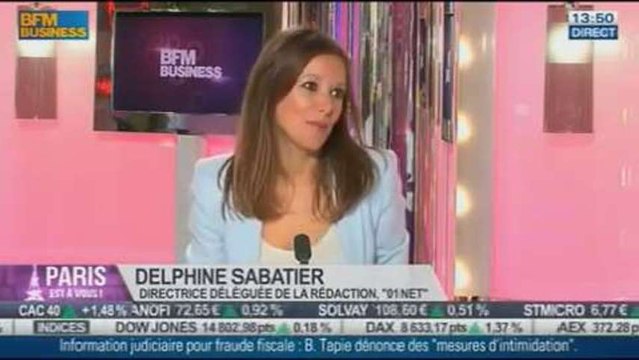 Le Rendez-vous du jour: Delphine Sabatier de 01Net, dans Paris est à vous - 10/10