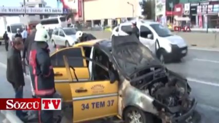 Geriye sadece elindeki plaka kaldı