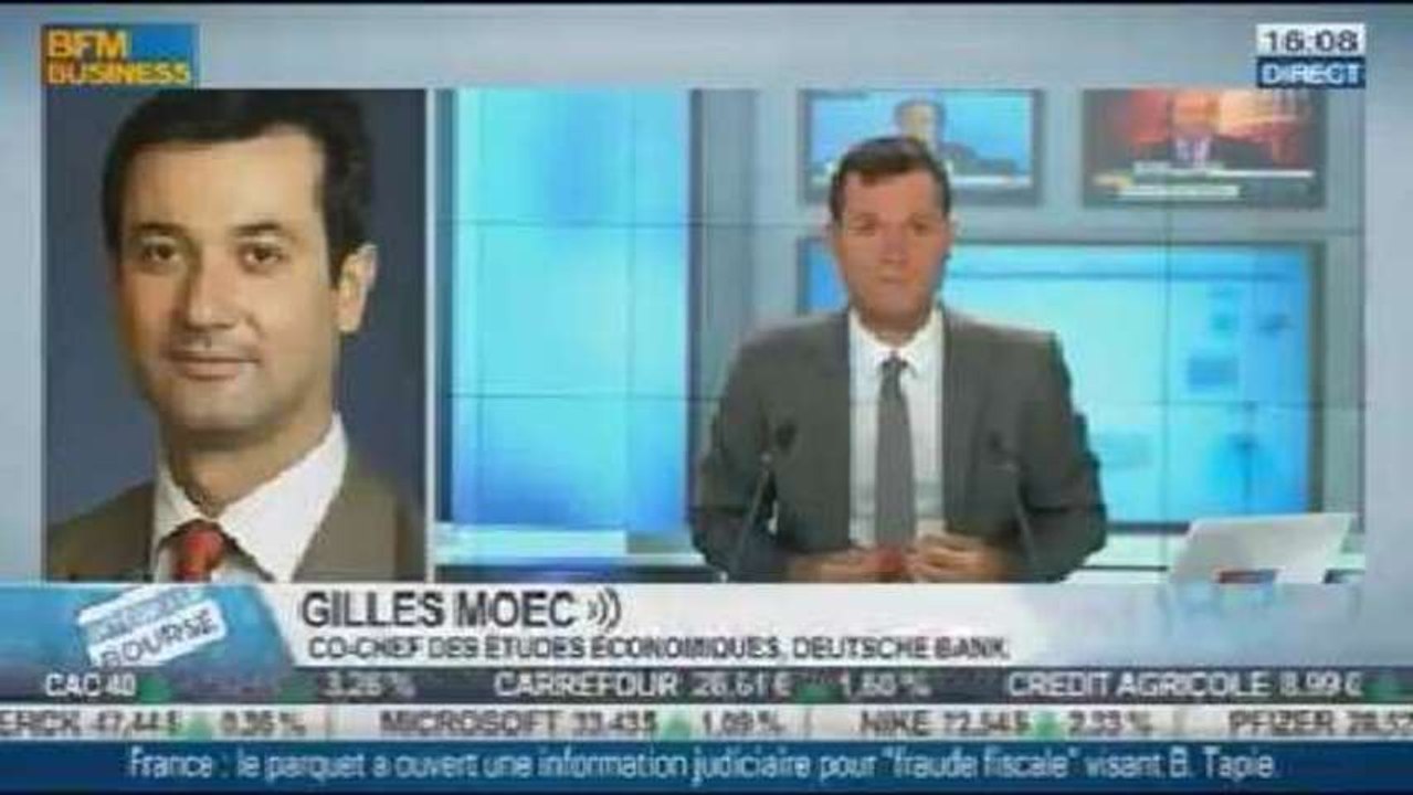 Espoir d'un accord sur la dette américaine: Gilles Moec, dans Intégrale Bourse - 10/10