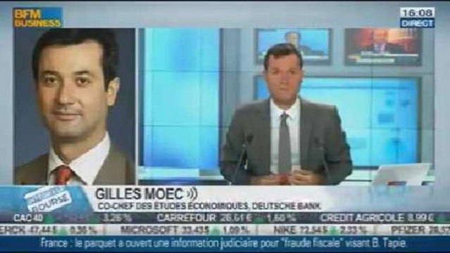 Espoir d'un accord sur la dette américaine: Gilles Moec, dans Intégrale Bourse - 10/10