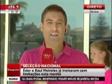 Jornalista da SIC Nuno Luz engole mosquito em directo