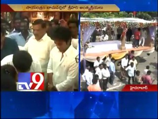 Srihari's last rites at Bachupally