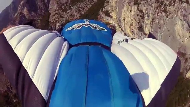 BASE Jump: Man Lands on Water Without Parachute World Premiere!! FAKE!!