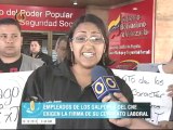 Empleados de los galpones del CNE denuncian retraso en los pagos