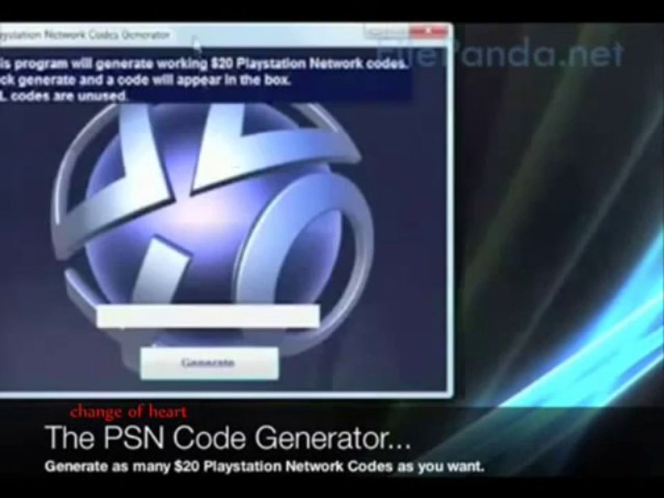 PSN Code Generator Updated January 2012 - YouTube