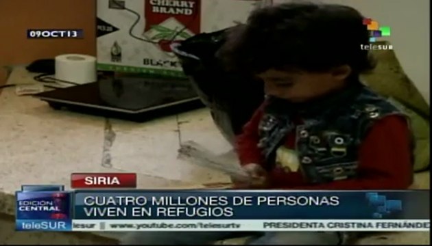 Siria rechaza cifras de la ONU de desplazados y refugiados sirios