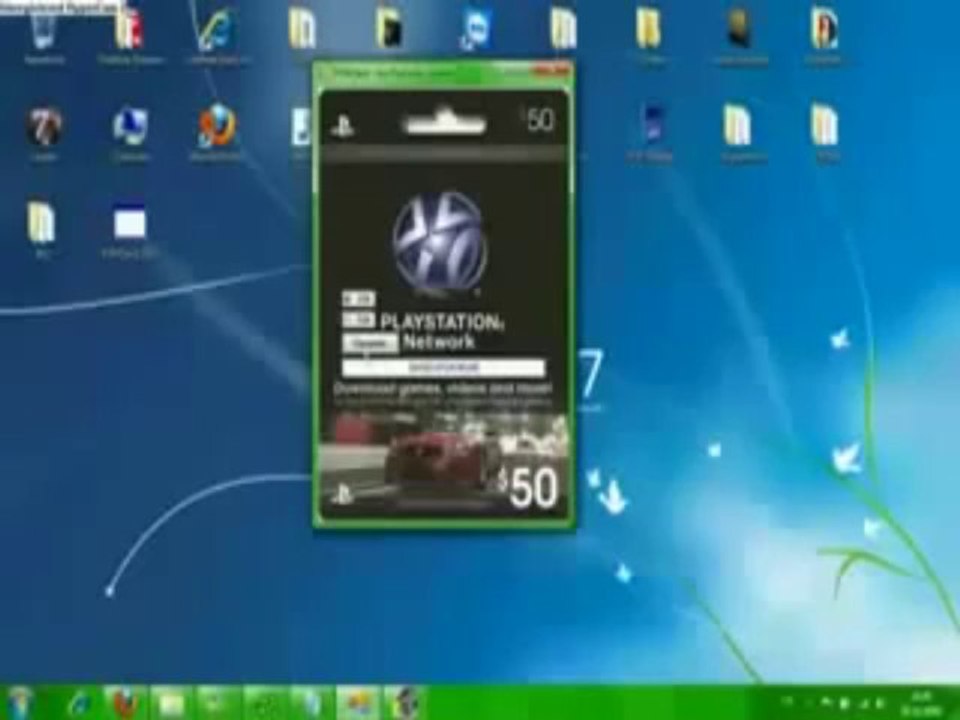 PSN Cash Card Code Generator 2011 - YouTube