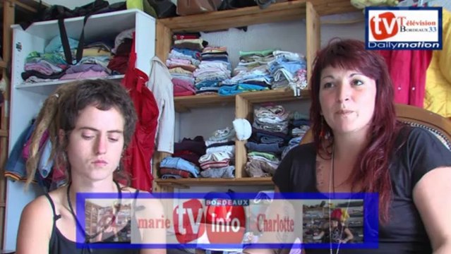 rencontre est interview de Marie et charlotte ils occupent le squat à Bègles le propriétaire du squat etant Domofrance