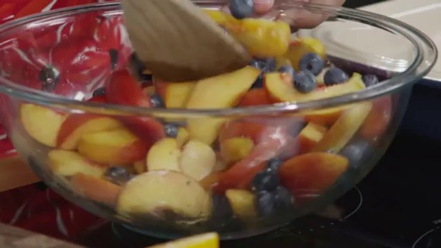 Peach and Blueberry Crisp Recipe