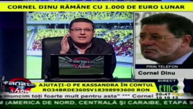 Cornel Dinu la FANATIK SHOW (10.10.2013)