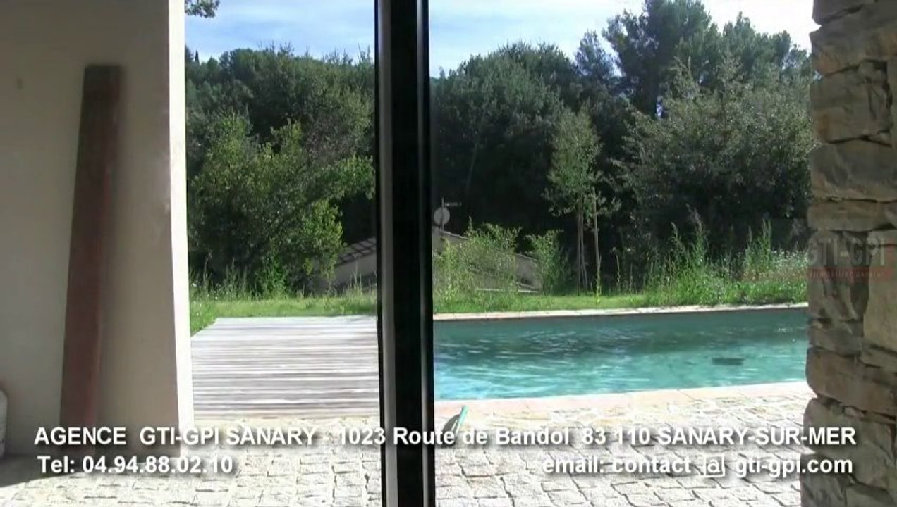 A VENDRE VILLA NEUVE avec PISCINE au PLAN DU CASTELLET