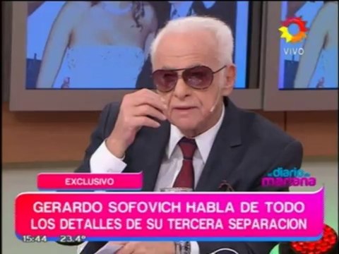 Pronto.com.ar Sofovich enojado en el 13