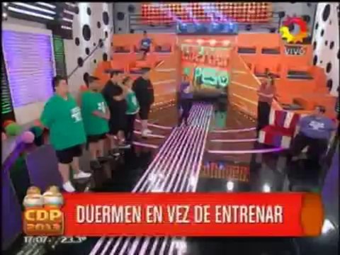 Pronto.com.ar Los participantes de 'Cuestión de peso' duermen en vez de entrenar