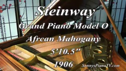 Steinway Grand Piano Model O 5'10.5' Rebuilt $15,500