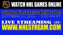Watch Columbus Blue Jackets vs Buffalo Sabres Live Streaming Game Online