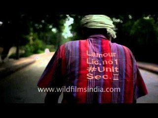 Peddling hard for a living!