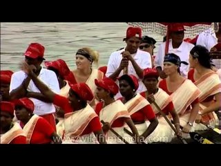Ready steady go: Snakeboat race by tourists