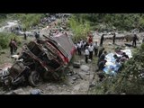 Bus plunges off cliff in Guatemala, killing 38