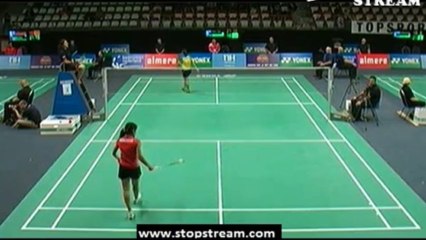 Dutch Open Badminton 2013: สลักจิต พลสนะ (79) vs Hera DESI(56) Set2
