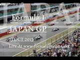 Formula 1 JAPAN GP 2013 Live Race Online