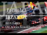 Watch Formula 1 JAPAN GP 2013 Live Race Online