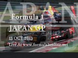 Watch Formula 1 JAPAN GP 2013 Race Live Broadcast here