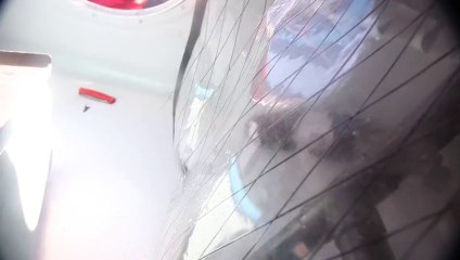 Le chavirage de Virbac-Paprec - Vue de l'intérieur du voilier