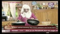 Home Cooking by Chef Maeda Rahat, Masaledar Biryani & Beef Jalfrezi, 10-10-13