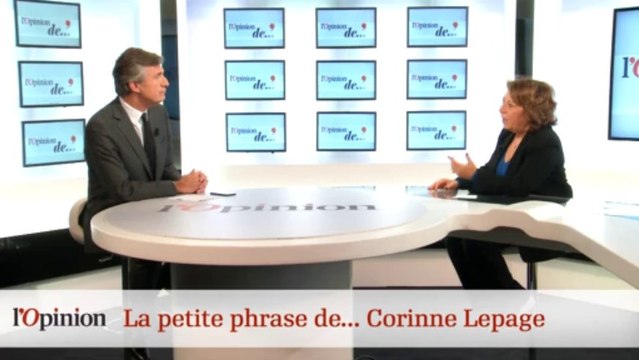 La petite phrase de Corinne Lepage