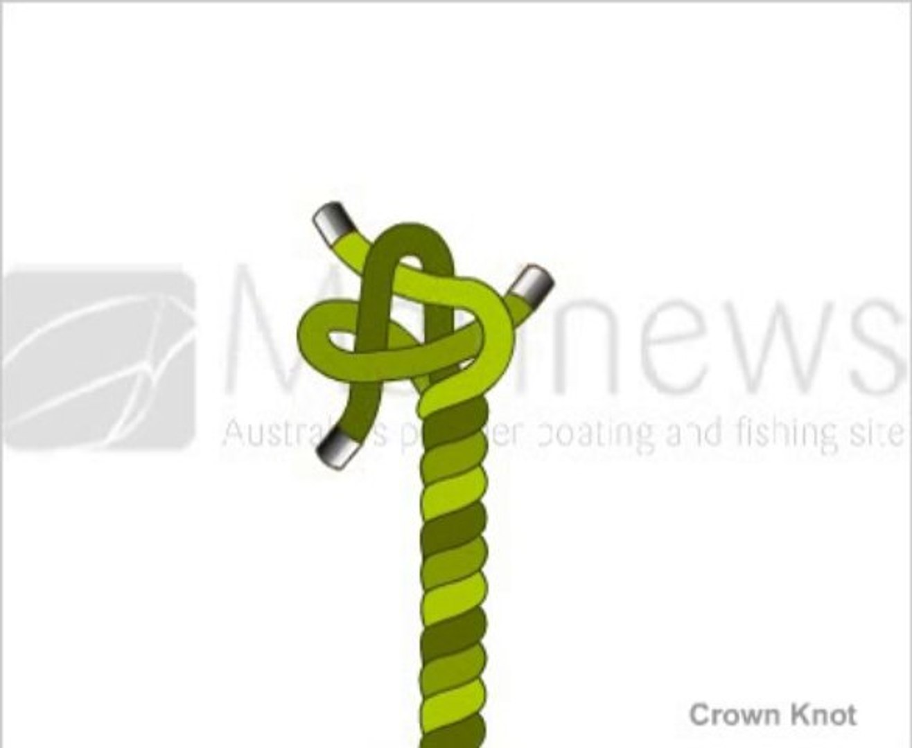 Learn how to tie  Crown Knot