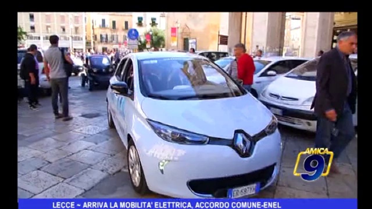 Lecce | Arriva la Mobilità elettrica, accordo Comune-Enel