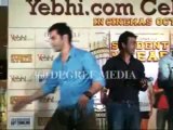 Hot sexy Cute Alia Bhatt with Sidharth Malhotra and Varun Dhawan promotion of Student Of The Year