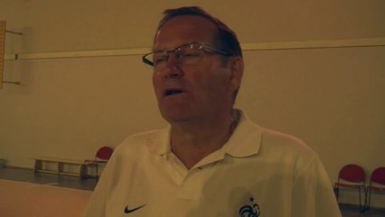 Interview de Michel Muffat-Joly chef de délégation de l'équipe de France de futsal