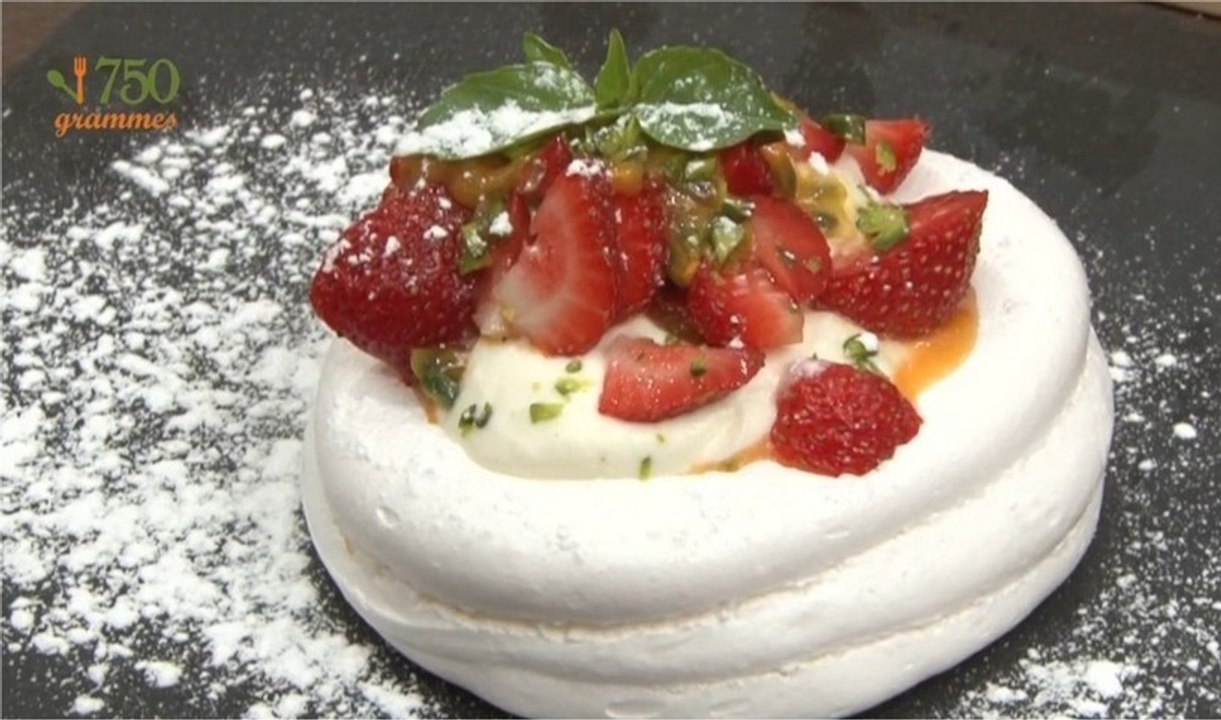 Recette de Pavlova aux fraises - 750 Grammes