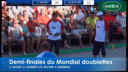Demi-finale du Mondial doublettes Roquefort Société 2013 : Fin
