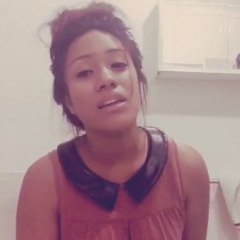 Cover to 'i don't wanna talk about it' ! Yes I look stupid and constipated but algood hahahaha.