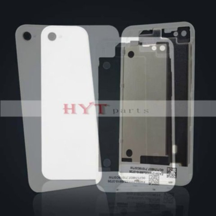 Hytparts.com-Replacement Battery Cover Back Housing Assembly for iPhone 4