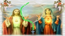 The Holy Rosary, The Joyful Mysteries with Angels Background