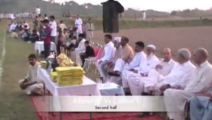 18th tournament Final Football match Taxila29th Sept 2013