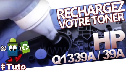 Comment recharger une cartouche toner HP Q1339A / 39A